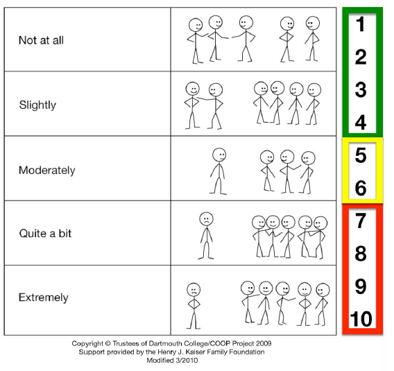 Coop Wonca Functional Health Assessment Charts